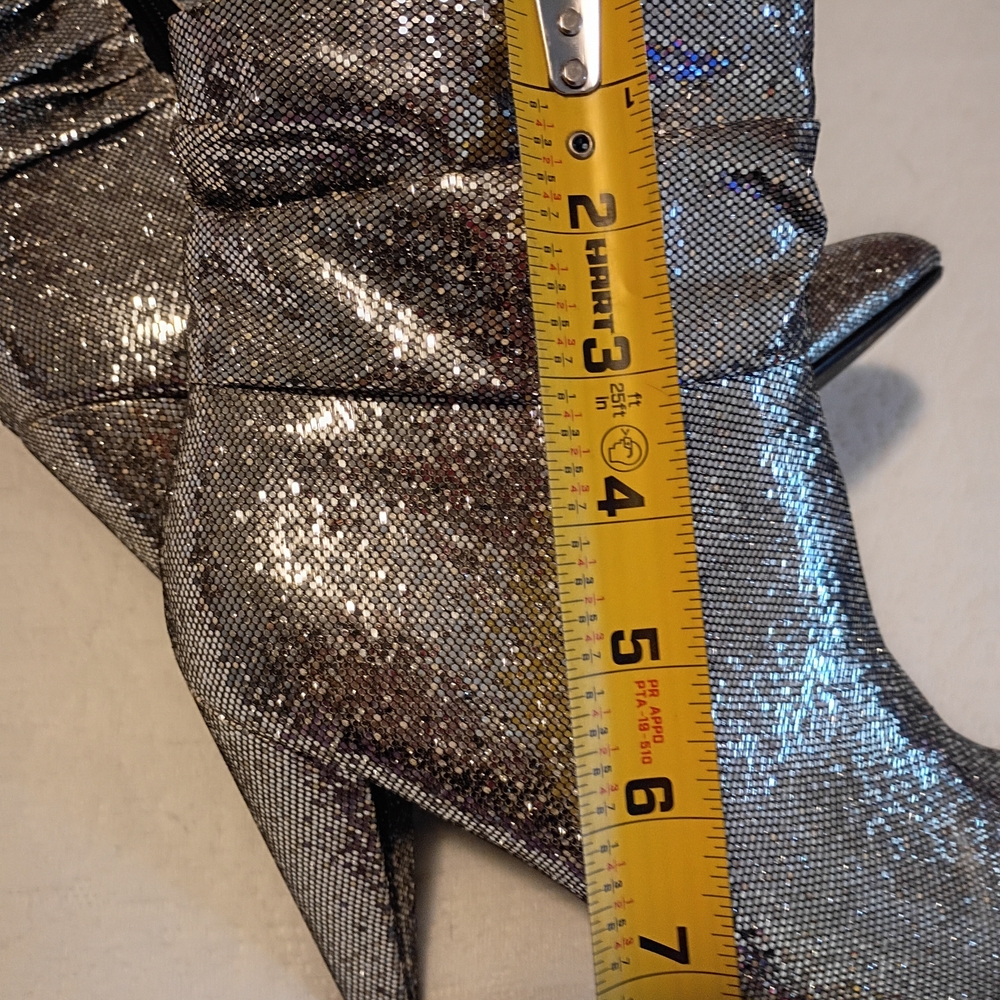 Metallic Silver Booties🩶 - Picture 8 of 9